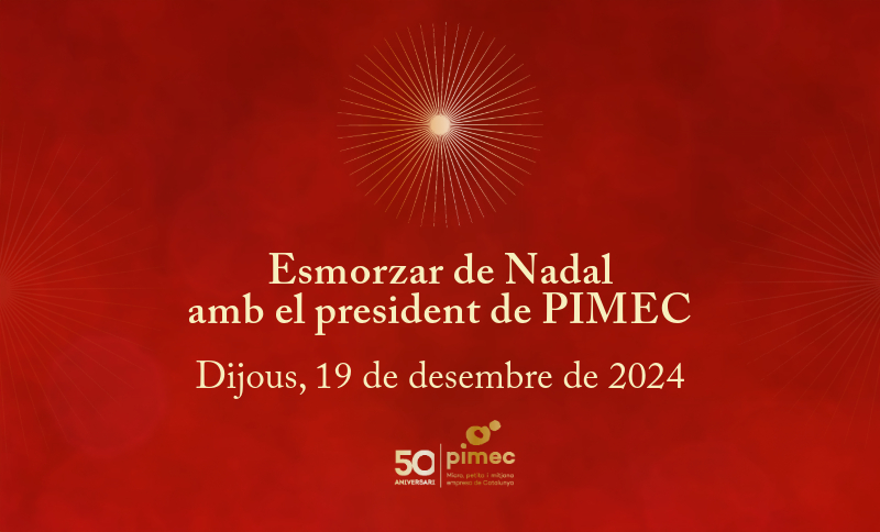 Esmorzar de Nadal amb el president de PIMEC